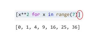 6.5) Python Loop, List Comprehension, and Lambda Function