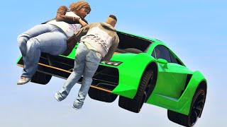 FLYING CARS vs. RUNNERS! (GTA 5 Funny Moments)