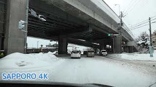 新琴似通：北5条手稲通方面 [石狩市 札幌市 4K/30p 車載動画 2023 全線ドライブ]