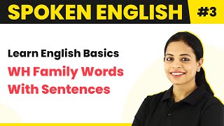 WH Family Words With Sentences | Magnet Brains Spoken English Course | Learn English Basics