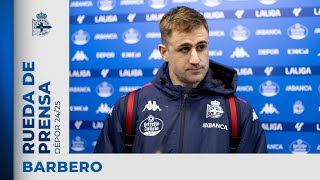 Rueda de prensa de Iván Barbero tras el RC Deportivo 1-2 Levante UD