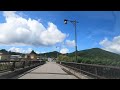 絶景ドライブ　平川市碇ヶ関を走る　superb view　drive in japan. hirakawa city ikarigaseki.