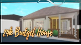 24K Budget House Speed Build||Bloxburg Speed Build||Duo_Galz