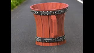 WOODEN CUP DESIGNING IN PTC CREO 6.0!