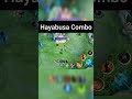 Mlbb Hayabusa Combo #mlbb #mlbbshorts #ml #mobilelegends #mlbbhighlights #shorts