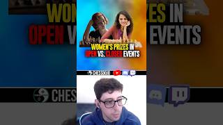 Women's Prizes in Open vs Closed Events #chess