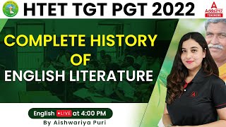 HTET 2022 | HTET TGT/PGT English | Complete History Of English Literature | By Aishwarya Puri