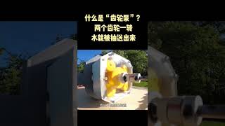 什么是“齿轮泵”？齿轮一转水就被抽送出来！ #shorts #科普 #涨知识