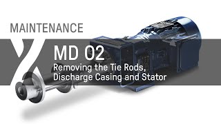 Maintenance: MD - 02 - Removing the Tie Rods, Discharge Casing, and Stator