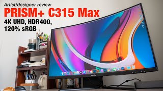 PRISM+ C315 Max 4K Curved Monitor (artist/designer review)