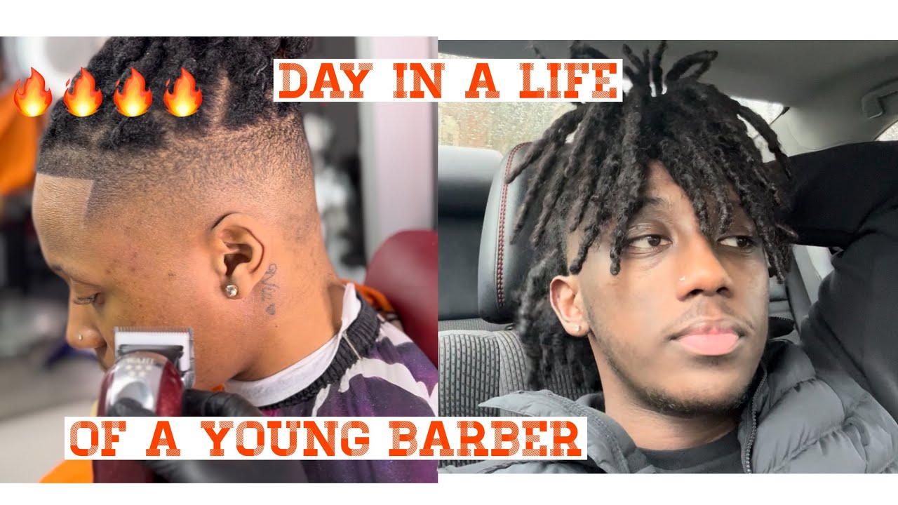 Day In The Life Of A Young Barber Youtube