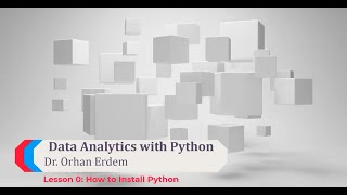 0. Install Python