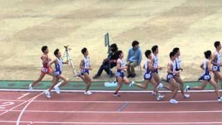 2015年度フィールド記録会、長距離記録会 男子5000m1組