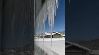 Deadly Icicles #icicles #snow #winter #scary