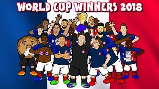🇫🇷🏆 FRANCE WIN THE WORLD CUP! 🏆🇫🇷 (France vs Croatia 4-2 Highlights Goals Parody 2018)