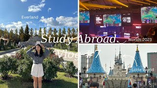 Studying abroad in Korea ep. 7: Lotte World, League Worlds, Everland