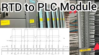 RTD Wiring Field से PLC तक With the help of Schematic Drawing|RTD Module Wiring|2/3/4Wire connection