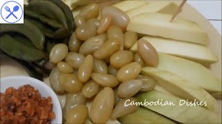 ម្ជូរស្រក់ទឹកមាត់ | Sour Spice Fruits at Snack Time