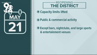 Starting May 21, DC will lift some COVID-19 restrictions and capacity limits