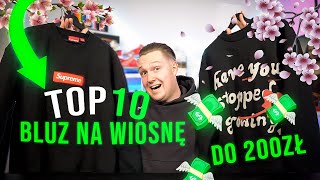 TOP 10 BLUZ NA WIOSNĘ 🌻 2023🌷 do 200, 300 złotych! Nike, Nous Tous, Reebok, Adidas Uniqlo Carharrt