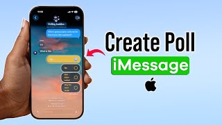 How to Create a Poll in iMessage on iPhone (iOS 26)?