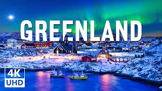 Greenland 4K UHD - Spectacular Scenes of Greenland Frozen Splendor - Beautiful Relaxing Piano Music