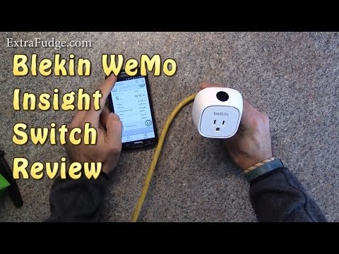 Belkin WeMo Insight Switch Review (with energy consumption monitor)