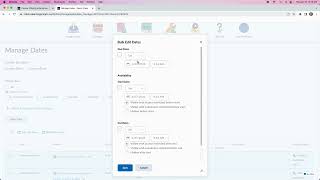 Brightspace: Manage Dates