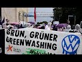 Watch thousands of environmentalists protest at a German motor show