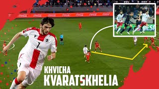 Khvicha Kvaratskhelia GEORGIA Highlights ●  KVARA Amazing Skills, Goals, & More 2022 & 2021