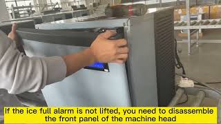 Ice Machine E01 Error Checking Method