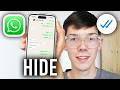 How To Hide Blue Tick Marks In WhatsApp - Step By Step
