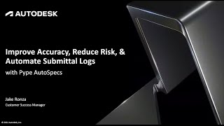 Enhance Construction Submittal Logs with Pype AutoSpecs