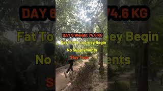 🏃‍♂️BHAGTE RAHO🏃‍♂️ SHOULDERS DAY 6, WEIGHT 74.6KG |  MY 30 DAY FAT TO FIT JOURNEY | NO SUPPLIMENTS