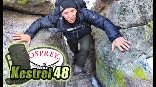 OSPREY Kestrel 48 BackPack REVIEW | Desert Peak Winter Hike!