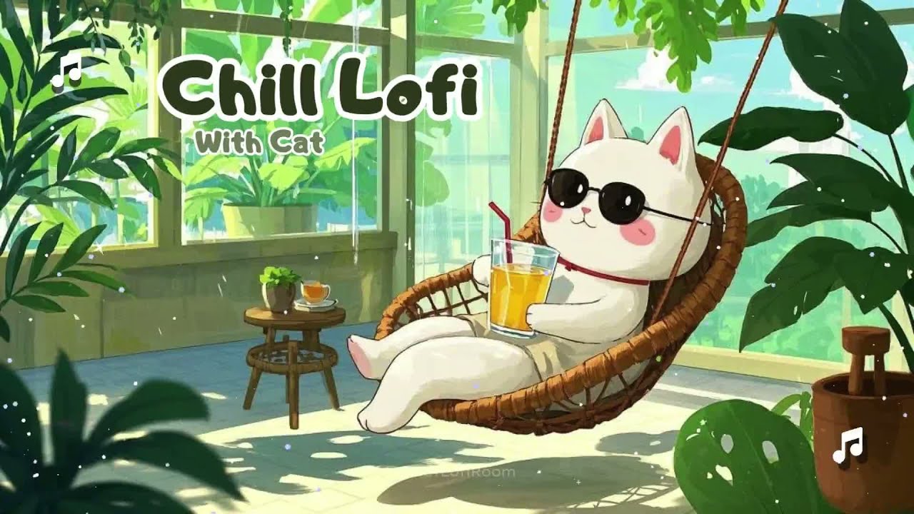 Chill Lofi With Cat ёяшоёяри 2 Hour Smooth Lofi Grooves ёяо Relaxed Lofi ёяо