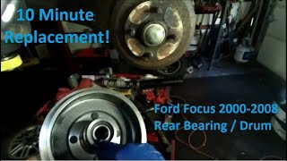 Ford Focus Rear Bearing / Drum 4 Lug