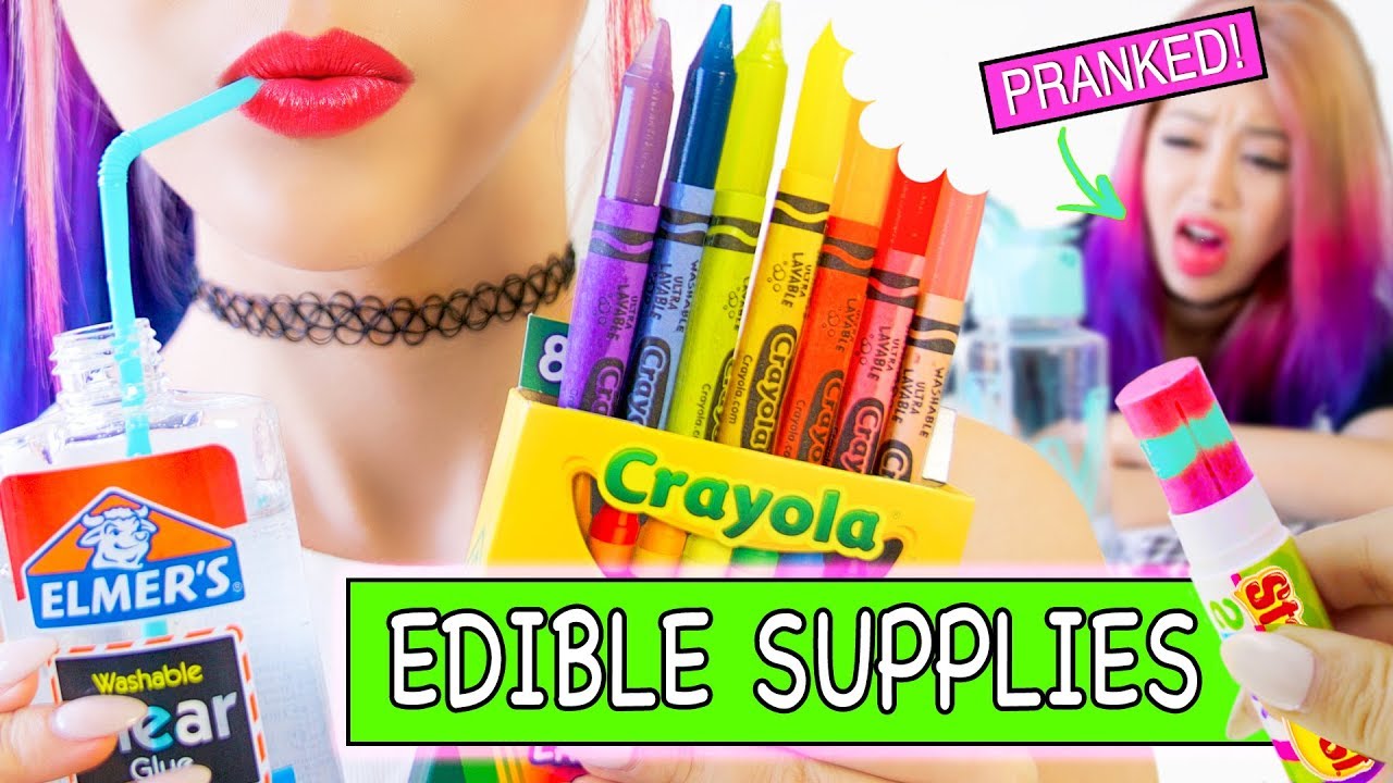 Diy Edible School Supplies 8 Pranks For Back To School New Version