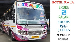 HOTEL RAJA ERODE PALANI TWINS ❤ HOTEL RAJA EXPRESS ✨ FASTEST BUS IN ERODE