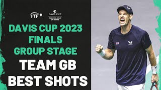 Team GB Best Shots | 2023 Davis Cup Finals Group Stage
