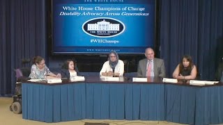 White House Champions of Change: Disability Advocates