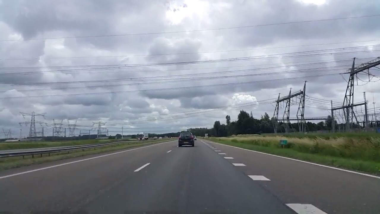 Dashcam Beelden Emmeloord: A6 Knooppunt Emmeloord ----》Ketelbrug ...