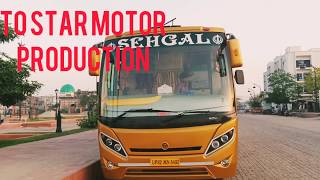 Tata LPO 55 seater luxury bus details body cost video