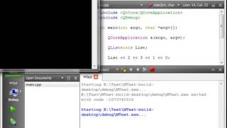 C++ Qt 43 qSort Algorithm