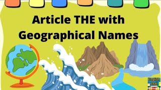 Article THE with geographical Names - English Club