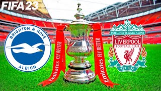FIFA 23 | Brighton vs Liverpool - Emirates FA Cup Final - PS5 Full Match & Gameplay