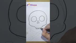 How to Draw a Skull and Crossbone Easy in The Right Way