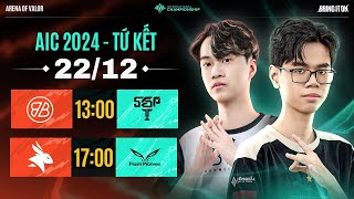 🔴 TRỰC TIẾP: SAIGON PHANTOM VS BANMEI GAMING | QUARTER FINALS - AIC 2024 | NGÀY 22/12