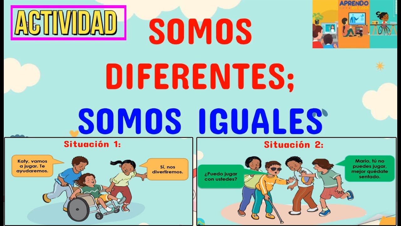 SOMOS DIFERENTES SOMOS IGUALES - YouTube