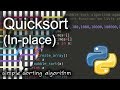 Quicksort (In-place): Background & Python Code